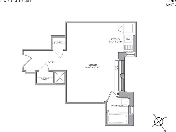 2nd image of 220 W 24th St #2201U