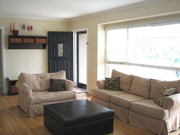 Light floods into the Living Room.