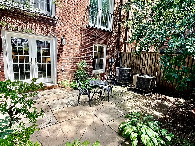 Patio view.