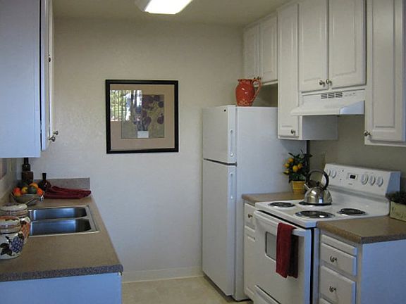 Kitchens include a dishwasher