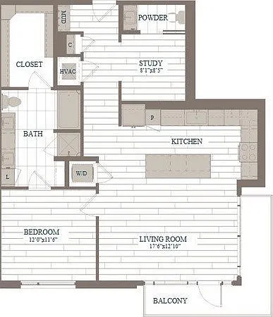 Floor plan Chelsea - A50