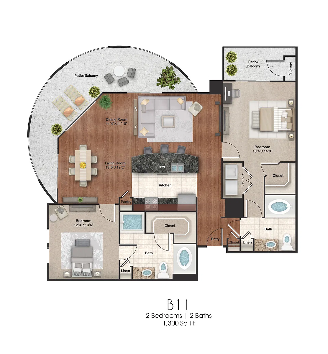 Floor plan B11