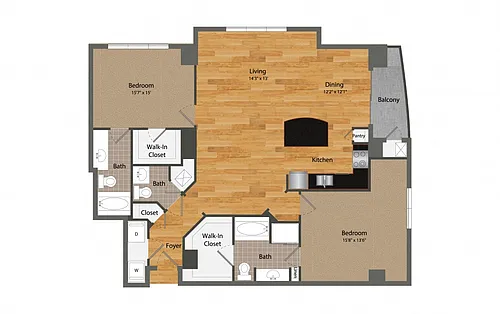 Floor plan B3