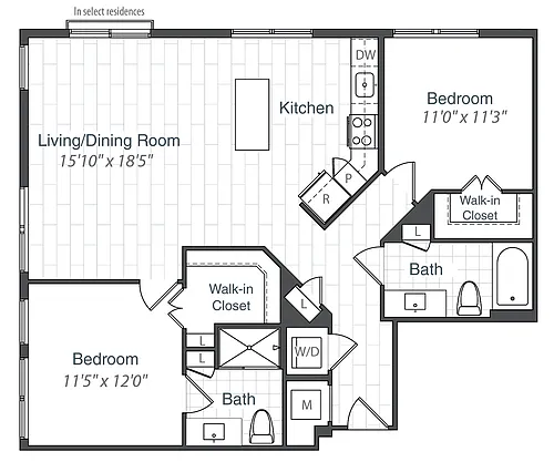 Floor plan B10-1090