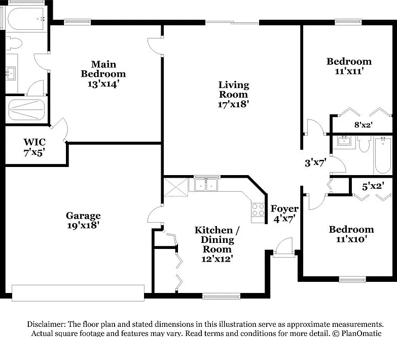 3 bed, 2.0 bath, 1275 sqft, $1,910 — Photo 2