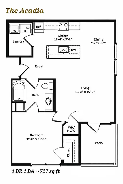 Floor plan The Acadia