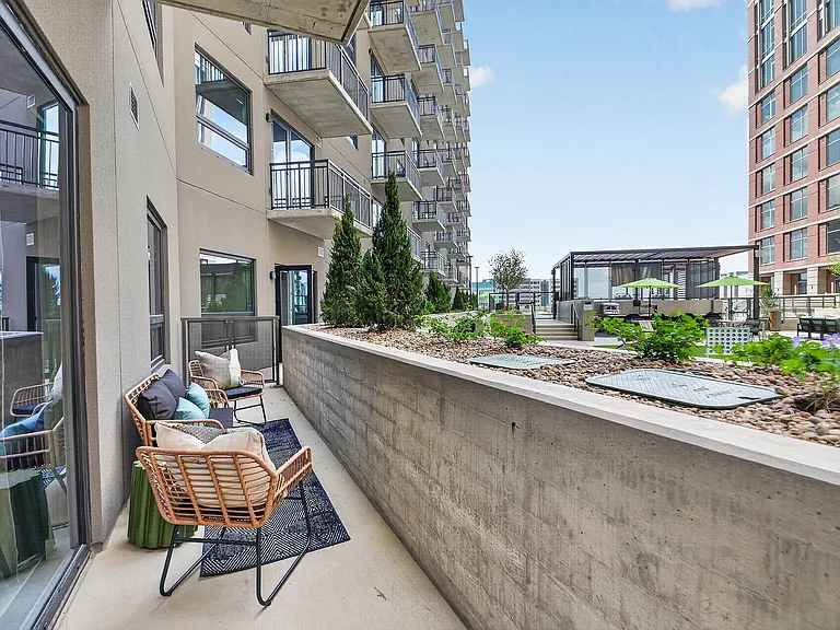 Private patio