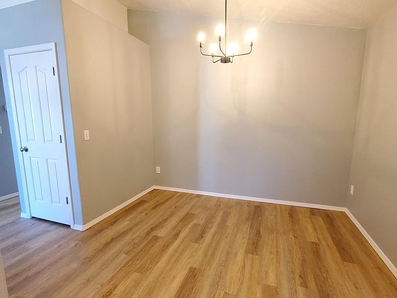 Dining room off the kitchen/living room area
