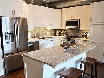 Kitchen with pantry cabinet. Island also has large pullout drawers