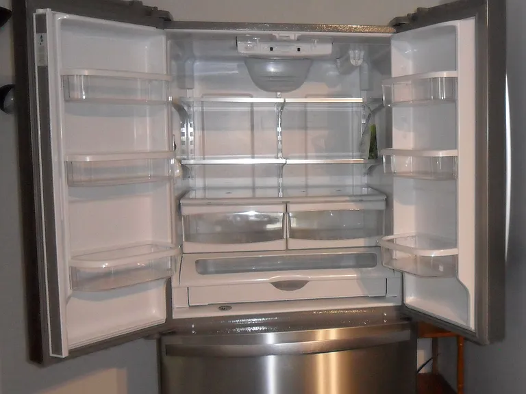 3 door stainless steel refrigerator