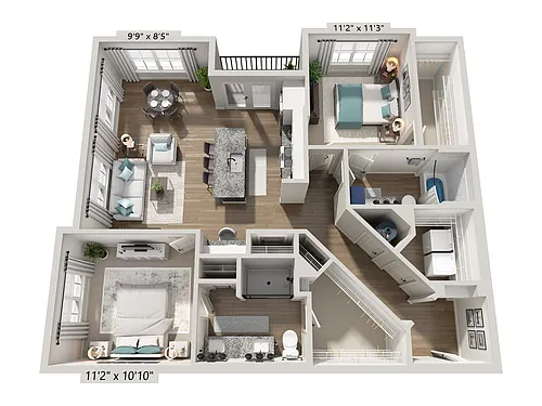 Floor plan B2