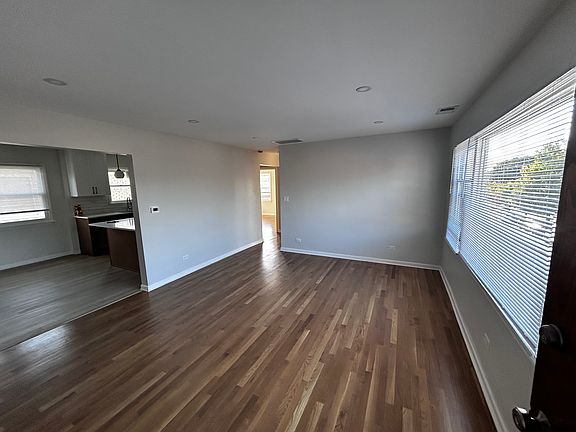 living room with new hardwood flooring