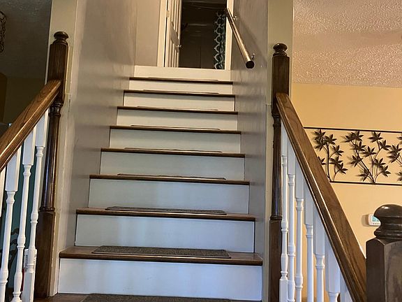 Stairs inside front door