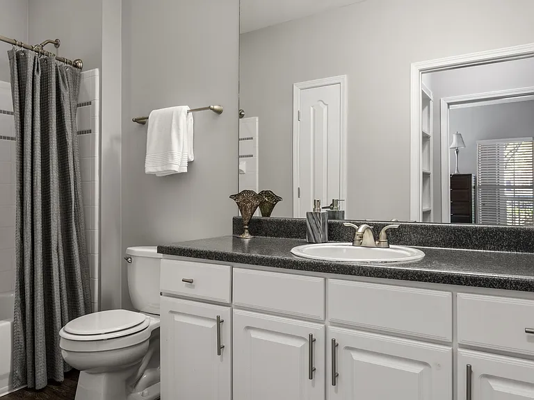 Refresh and recharge in a spa-inspired bathroom.