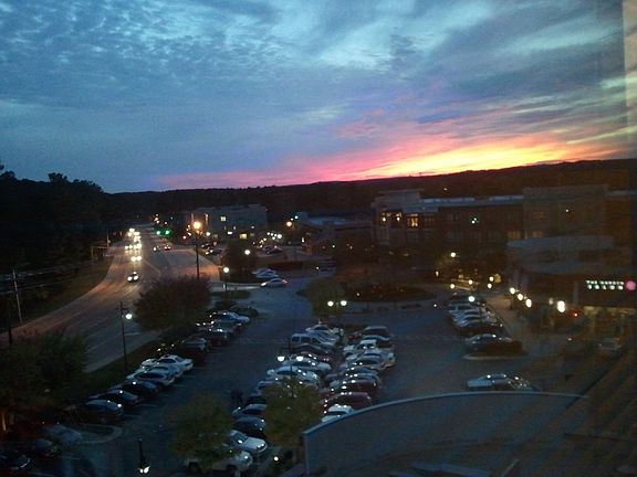 Sunset View from the Living Room
