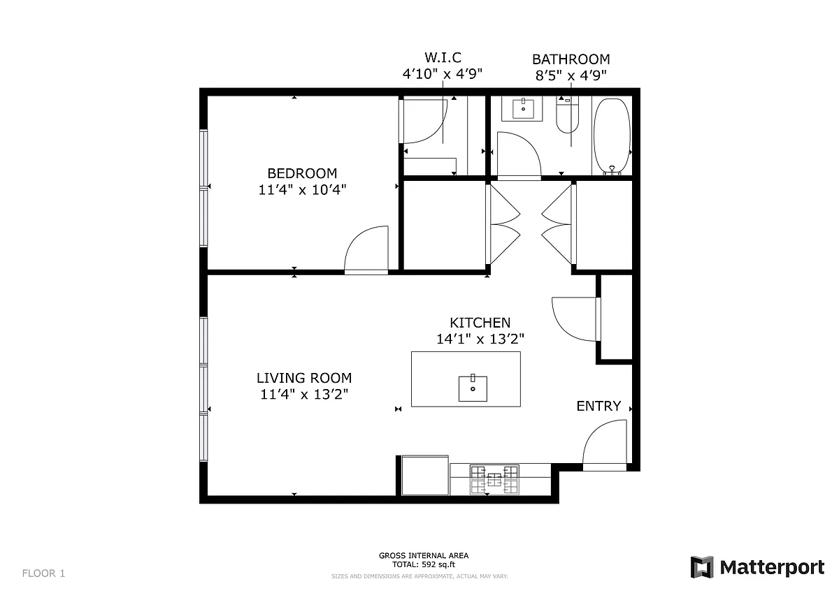 Floor plan 05 Layout Kitchen Island
