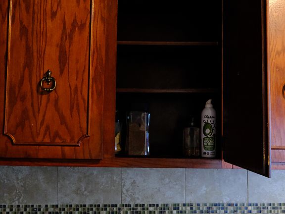 Kitchen on 1st floor with premium countertops and cabinetry