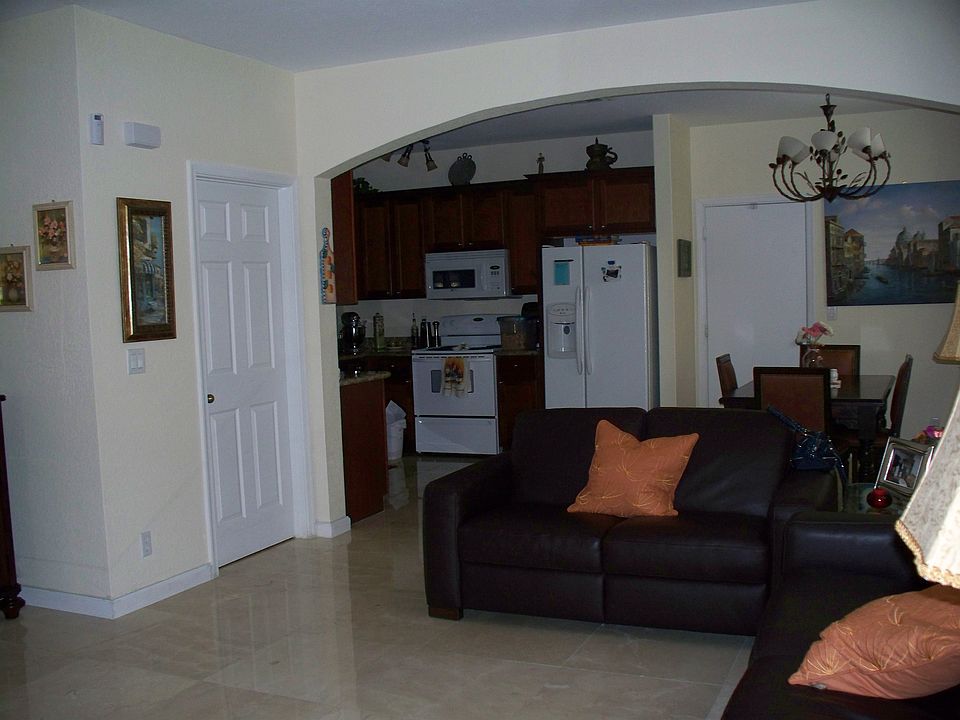 Living room and kitchen