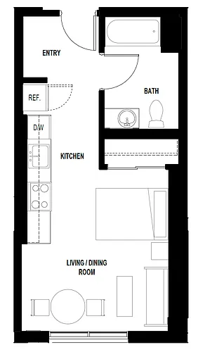 Floor plan Studio