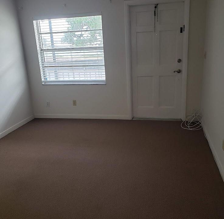 Front entry door from inside