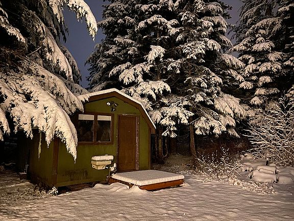 Workshop back shed