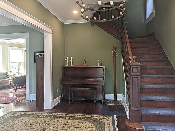 Entry w/storage under steps.