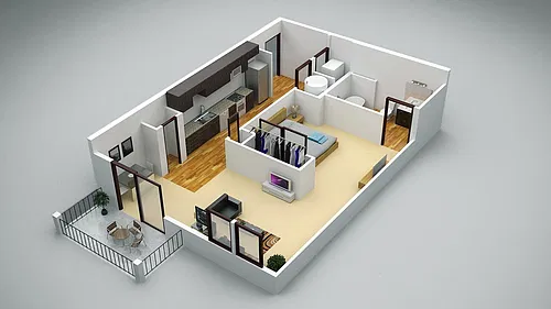 Floor plan Annexe-Bouvier