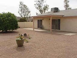 Low maintenance backyard