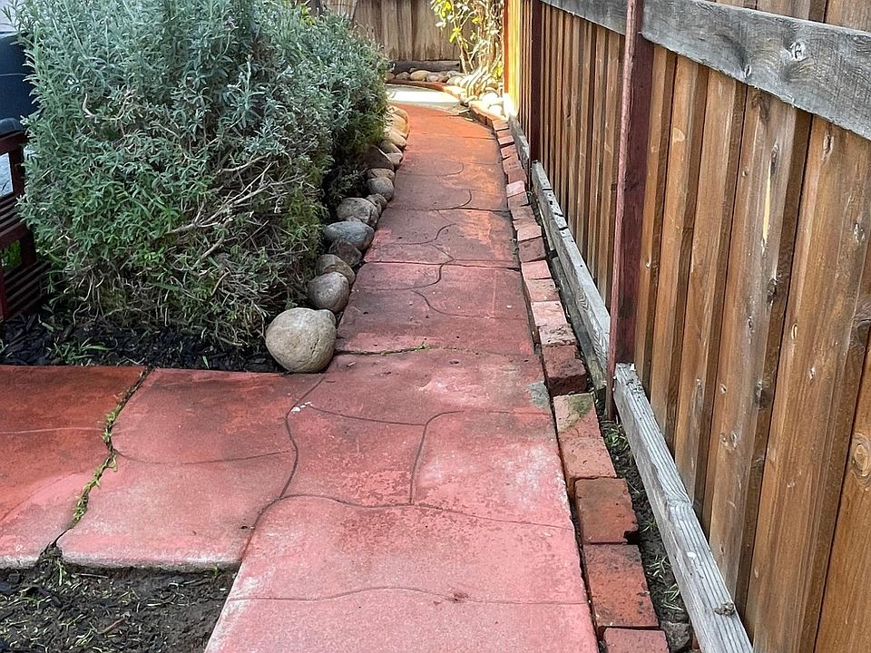 Small private yard