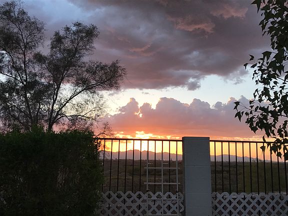 Mountain View with sunset 