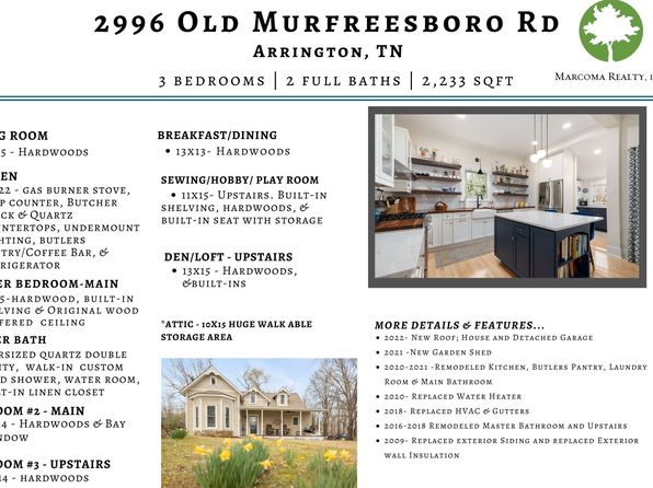 2996 Old Murfreesboro Rd, Arrington, TN 37014