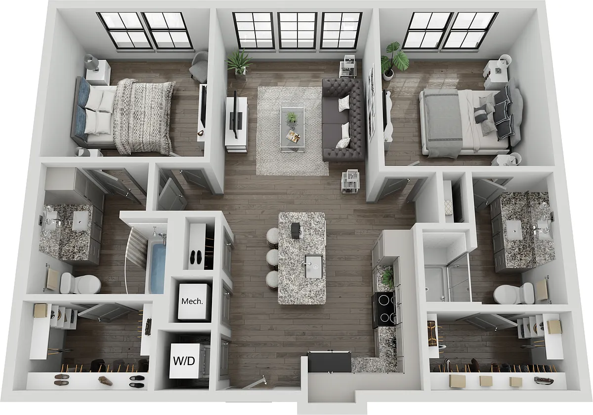 Floor plan B1