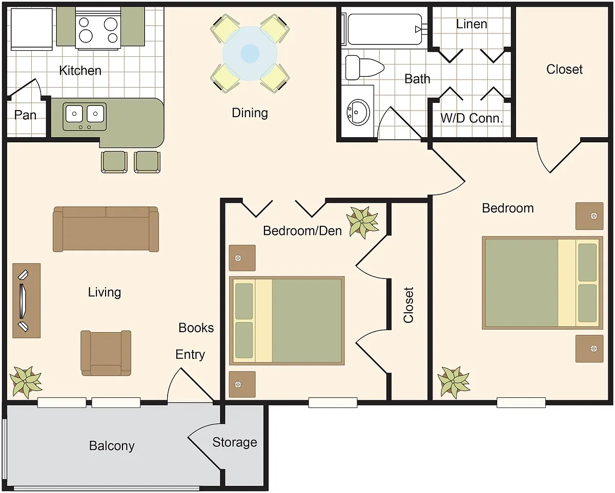 Floor plan B1