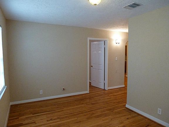 View from the front door into the family room.