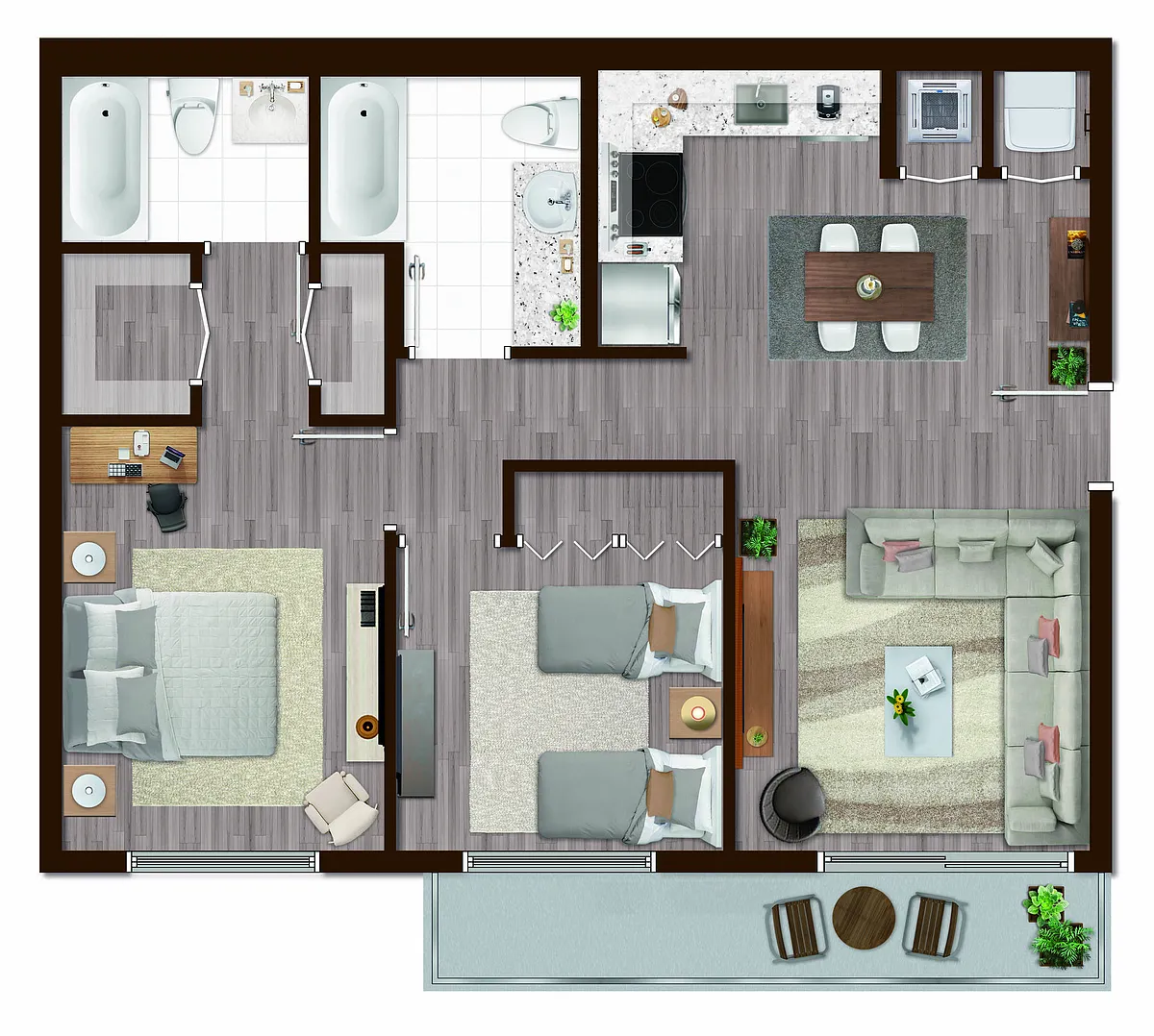Floor plan B