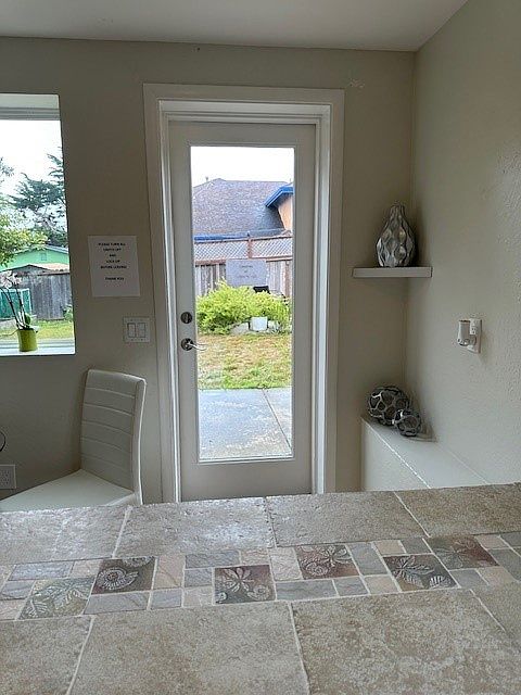 Entrance to the unit.