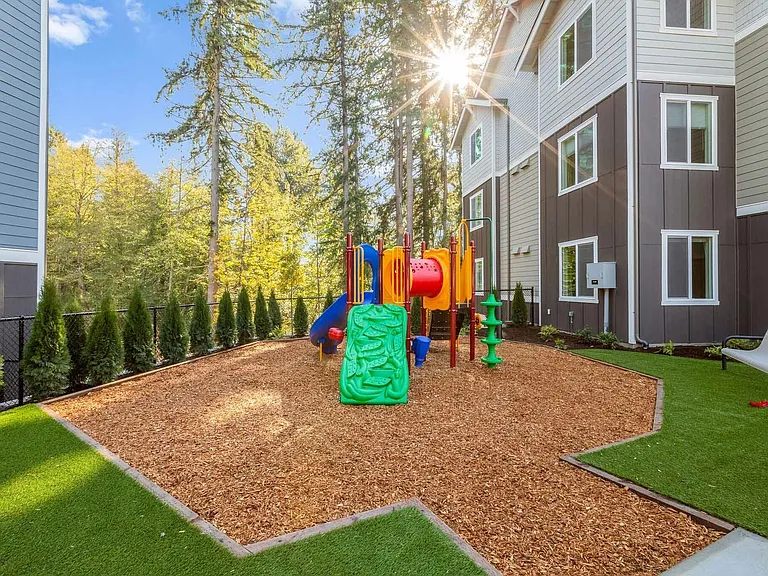 Let imaginations soar with one of our two on-site playgrounds.