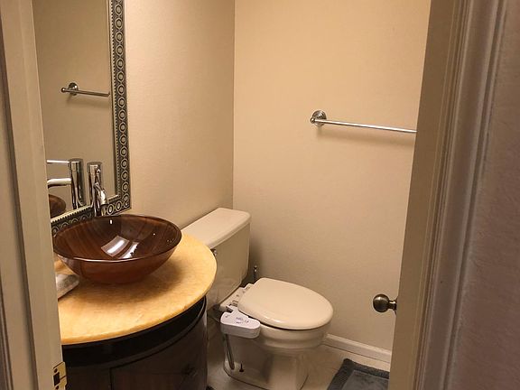 Guest bathroom with a shower