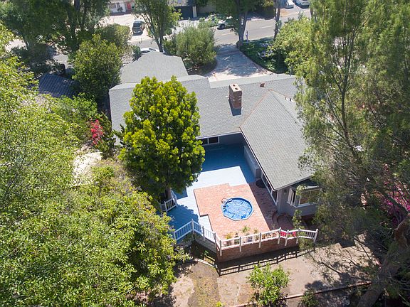 Aerial showing horse trail