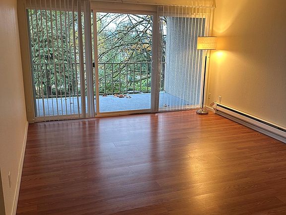 Living area onto open balcony