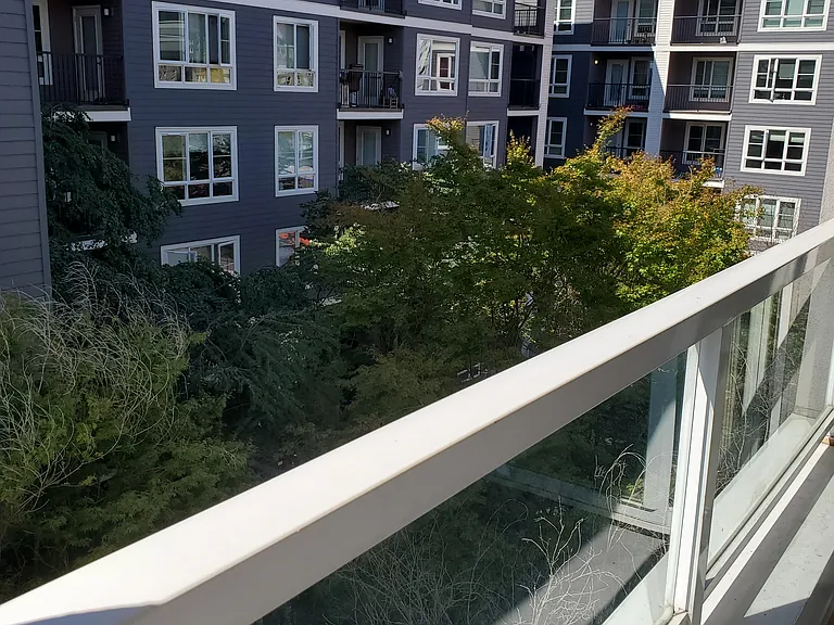 view from private balcony