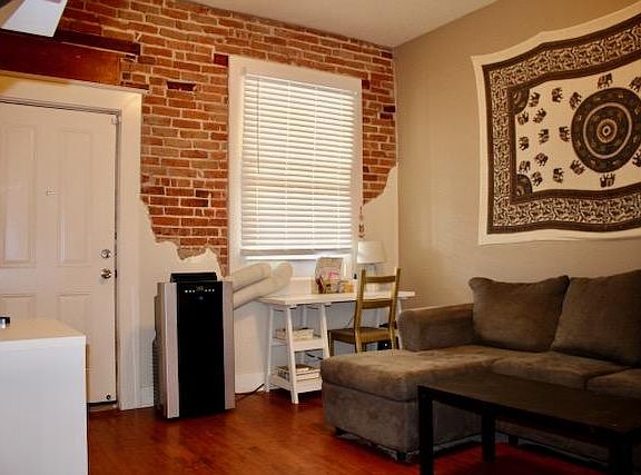 Custom exposed brick!