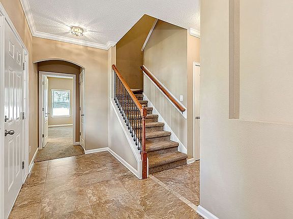 Entrance hallway to master