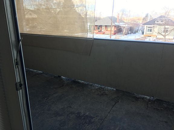 looking off of the balcony