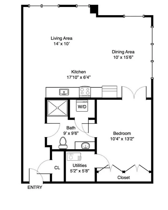 Floor plan 40 Collins