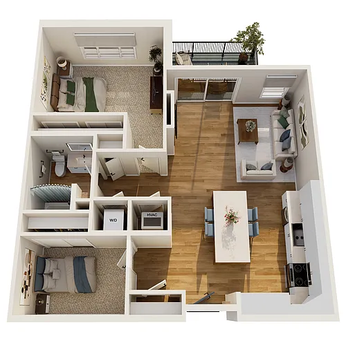 Floor plan Unit Type C4