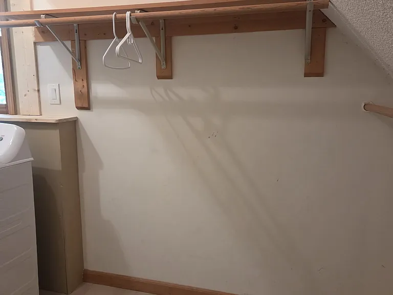 Walk-in closet.