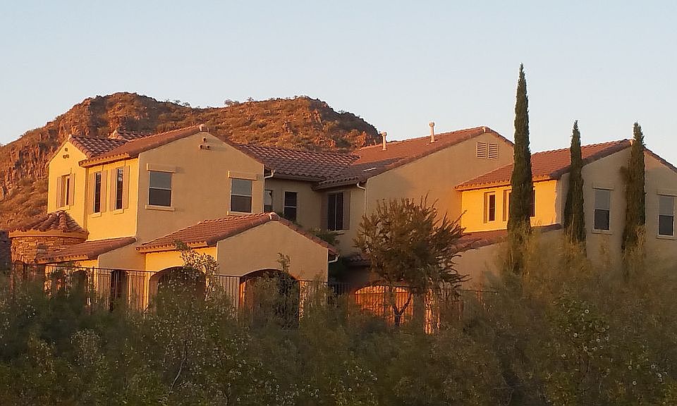 Side view from the wash