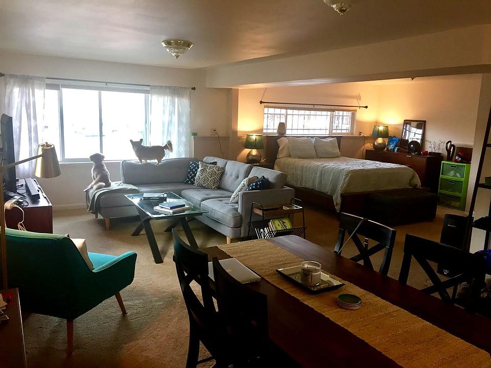 Plenty of space for queen bed, living area, and dining area or whatever!