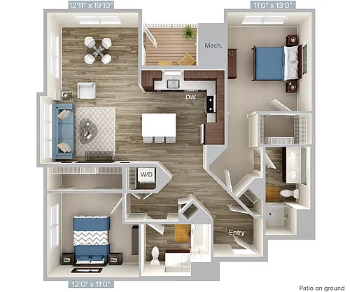 Floor plan B5-1176